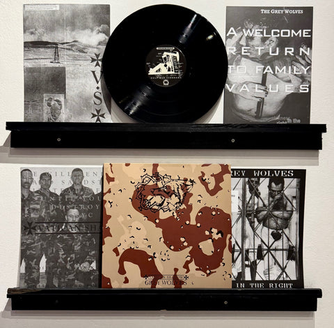 The Grey Wolves / Vatican Shadow - Sickness In The Right / Gulf War Syndrome LP