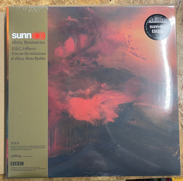 Sunn O))) – Metta, Benevolence BBC 6Music : Live On The Invitation Of Mary Anne Hobbs 2LP