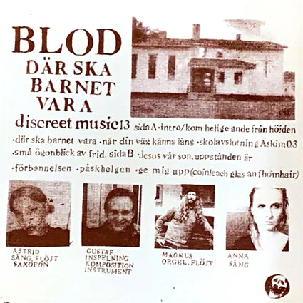 Blod - Där Ska Barnet Vara LP